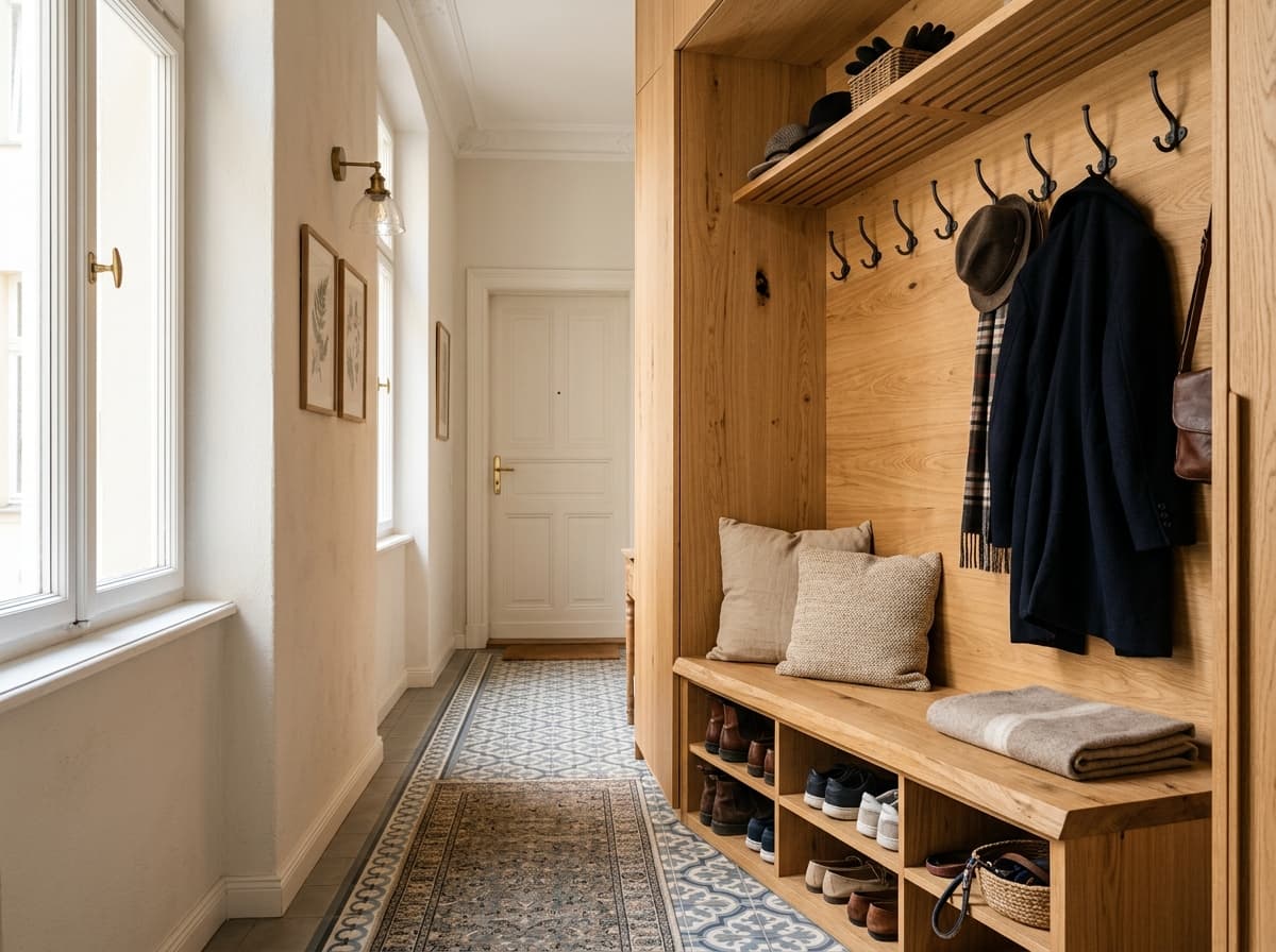Garderobe für den Altbauflur