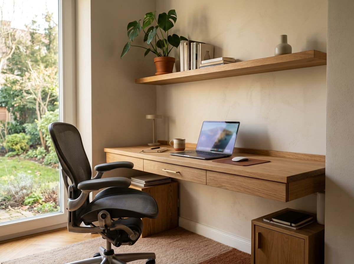 Schreibtisch fürs Home-Office